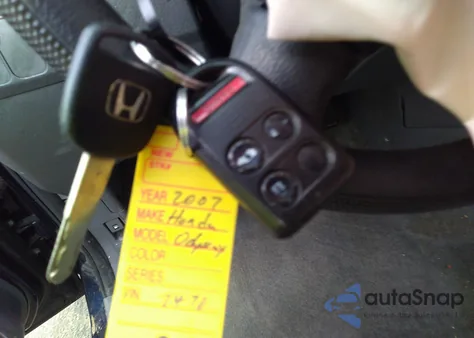 2007 Honda Odyssey Ex из США, поврежденный, VIN 5FNRL38497B077470